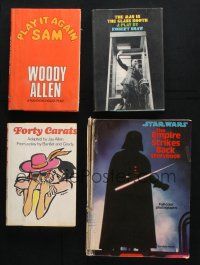 3j349 LOT OF 4 HARDCOVER BOOKS '60s-90s Empire Strikes Back storybook, Play It Again Sam & more!