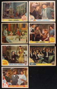 3j112 LOT OF 7 SPAN/US LOBBY CARDS '50s great images from a variety of different movies!