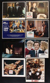 3j110 LOT OF 8 SPAN/US LOBBY CARDS '80s-90s great images from a variety of different movies!
