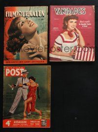 3j210 LOT OF 3 NON-US MAGAZINES '50s Joan Crawford, Fred Astaire, Debbie Reynolds, Cyd Charisse!