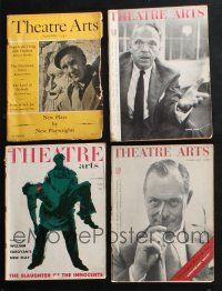 3j206 LOT OF 4 THEATRE ARTS MAGAZINES '40s great images & information about stage productions!