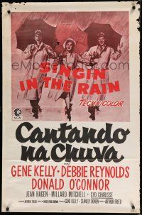 3m008 SINGIN' IN THE RAIN Brazilian R60s Gene Kelly, Donald O'Connor, Debbie Reynolds, classic!