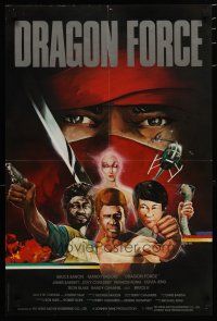 3m012 POWERFORCE Hong Kong '82 Dragon Force, Alex Ma kung fu artwork of Bruce Baron & Bruce Li!