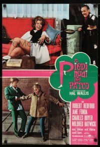 3m472 BAREFOOT IN THE PARK Italian photobusta '67 different images of Robert Redford & Jane Fonda!