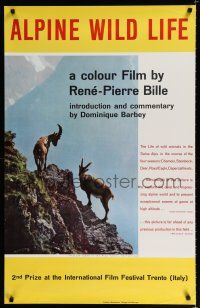 3m038 ALPINE WILD LIFE Eng Swiss '80s Rene-Pierre Bille wildlife documentary, Swiss Alps!