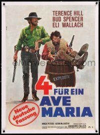 3r168 ACE HIGH linen German R70s Eli Wallach, Terence Hill, spaghetti western, cool Peltzer art!