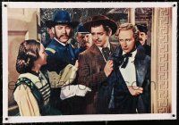 3r031 GONE WITH THE WIND linen 24x36 special poster R60s Clark Gable, Leslie Howard, de Havilland