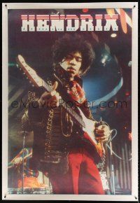 3s003 JIMI HENDRIX linen 41x61 commercial poster '69 cool close up of the legendary guitarist!