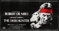 3t102 DEER HUNTER English 30sh '78 art of Robert De Niro with gun to his head, Michael Cimino