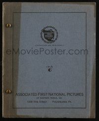 3t237 FIRST NATIONAL PICTURES 1923-24 campaign book '23 info about upcoming movies, but no pictures
