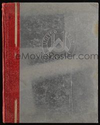 3t244 UNITED ARTISTS 1930-31 campaign book '30 City Lights, Jean Harlow in Hell's Angels & more!