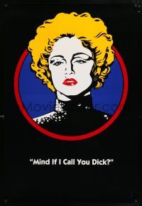3t189 DICK TRACY teaser 1sh '90 art of Madonna as Breathless Mahoney, Mind if I call you Dick