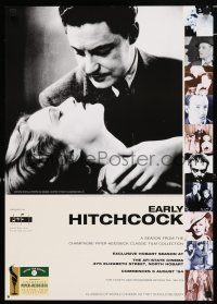 3t452 EARLY HITCHCOCK 17x24 Australian film festival poster '90s 39 Steps, Lady Vanishes & more!