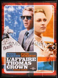 3t444 THOMAS CROWN AFFAIR French 1p R00s different image of Steve McQueen & sexy Faye Dunaway!
