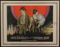 3t200 SATURDAY NIGHT 1/2sh '22 Nouveau art of Leatrice Joy & Nagel, directed by Cecil B. DeMille!