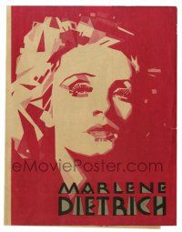 3t365 SHANGHAI EXPRESS herald '32 Josef von Sternberg, wonderful deco art of Marlene Dietrich!