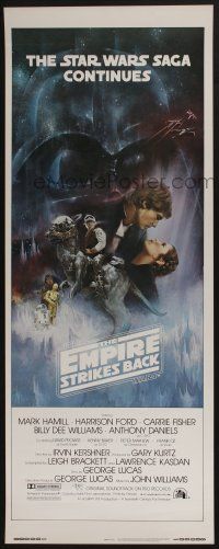 3t008 EMPIRE STRIKES BACK int'l insert '80 George Lucas, Gone with the Wind art by Roger Kastel!