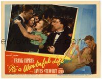 3t324 IT'S A WONDERFUL LIFE LC #6 '46 James Stewart cuts in on Alfalfa dancing with Donna Reed!