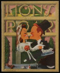 3t285 LION'S ROAR exhibitor magazine May 1946 Kapralik & Hirschfeld art, Easy to Wed & more!