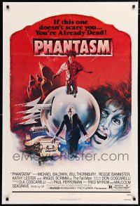 3t606 PHANTASM 1sh '79 if this one doesn't scare you, you're already dead, cool art by Joe Smith!