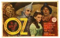 3t376 WIZARD OF OZ Spanish herald '45 great c/u of Judy Garland, Jack Haley, Bert Lahr & Ray Bolger