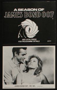 3t305 SEASON OF JAMES BOND 007 8 English FOH LCs '72 Dr. No, From Russia with Love, Goldfinger+more!