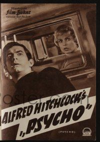 3t388 PSYCHO German program '60 Janet Leigh, Perkins, Alfred Hitchcock, different images!