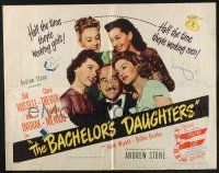 3w063 BACHELOR'S DAUGHTERS image style 1/2sh '46 Gail Russell, Claire Trevor, Ann Dvorak, Wyatt!