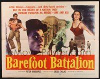 3w075 BAREFOOT BATTALION 1/2sh '56 Greek thieves, beggars & urchins, plus sexy barely dressed girl!