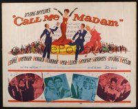 3w116 CALL ME MADAM 1/2sh '53 Ethel Merman, Donald O'Connor & Vera-Ellen sing Irving Berlin songs!