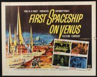 3w159 FIRST SPACESHIP ON VENUS 1/2sh '62 you are there on man's most exciting incredible journey!