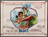 3w221 JAZZ BOAT 1/2sh '60 Anthony Newley, Anne Aubrey, coolest craziest caper of all!
