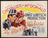 3w268 MERRY WIDOW 1/2sh R62 Maurice Chevalier, Jeanette MacDonald, Ernst Lubitsch!