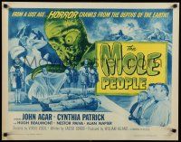 3w271 MOLE PEOPLE 1/2sh R64 from a lost age, horror crawls from the depths of the Earth!
