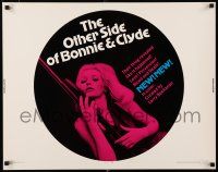 3w294 OTHER SIDE OF BONNIE & CLYDE 1/2sh '68 love, perversion, blood and death!