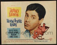 3w317 ROCK-A-BYE BABY style B 1/2sh '58 Jerry Lewis with Marilyn Maxwell, Connie Stevens, & triplets