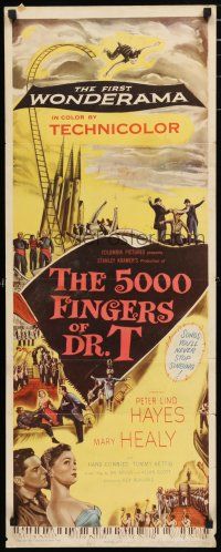 3w433 5000 FINGERS OF DR. T insert '53 Peter Lind Hayes, Mary Healy, Conried written by Dr. Seuss!