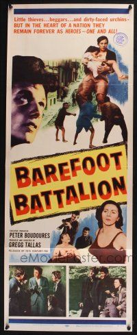 3w454 BAREFOOT BATTALION insert '56 Greek thieves, beggars, and urchins remain the heroes!