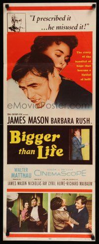 3w464 BIGGER THAN LIFE insert '56 Nicholas Ray, Mason is prescribed cortisone & becomes addicted!