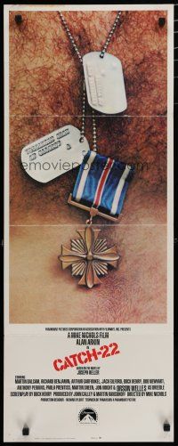 3w490 CATCH 22 insert '70 directed by Mike Nichols, based on the novel by Joseph Heller!