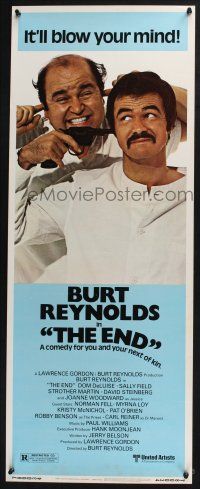 3w521 END insert '78 Burt Reynolds & Dom DeLuise, death is a pie in the face from god!
