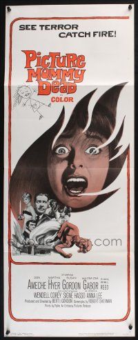 3w693 PICTURE MOMMY DEAD insert '66 see terror catch fire through a child's eyes!