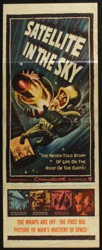 3w742 SATELLITE IN THE SKY insert '56 English, the never-told story of life on the roof of the Earth