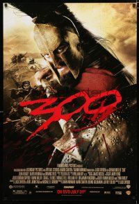 3x698 300 27x40 video poster '06 Zack Snyder directed, Gerard Butler, prepare for glory!