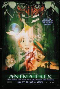 3x706 ANIMATRIX 27x40 video poster '03 animation directed by Peter Chung & Andy Jones