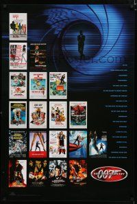 3x561 007 40TH ANNIVERSARY 27x40 commercial poster '02 cool images of most Bond movie one-sheets!