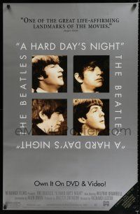 3x743 HARD DAY'S NIGHT video poster R02 great image of The Beatles in first film,rock & roll classic