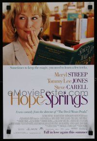 3x288 HOPE SPRINGS mini poster '12 cool image of pretty Meryl Streep w/marriage book!