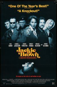 3x750 JACKIE BROWN 26x40 video poster '97 Quentin Tarantino, Pam Grier, Samuel L. Jackson, Fonda