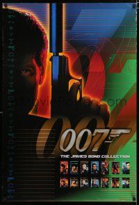 3x752 JAMES BOND COLLECTION 27x40 video poster '99 Connery, Moore, Brosnan, all the greats!
